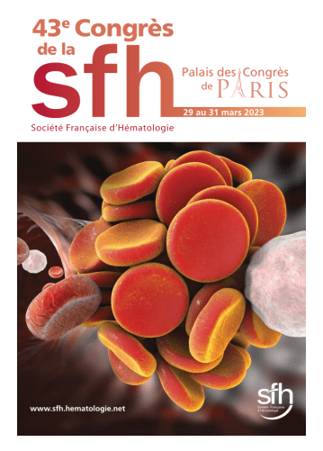 SFH congrès d'hématologie visuel présentation